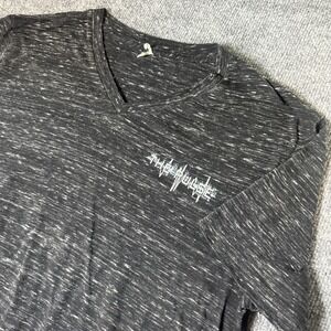 The Pulse Tour Dates 2014-2015 Black Heather V-Neck Graphic T-Shirt L